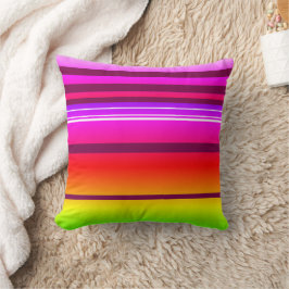 Hell bunt gestreift kissen