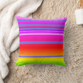 Hell bunt gestreift kissen