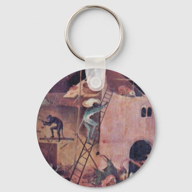 Hell., by Hieronymus Bosch (Beste Qualität) Schlüsselanhänger (Vorderseite)