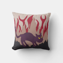 Hell Cat Pillow Kissen