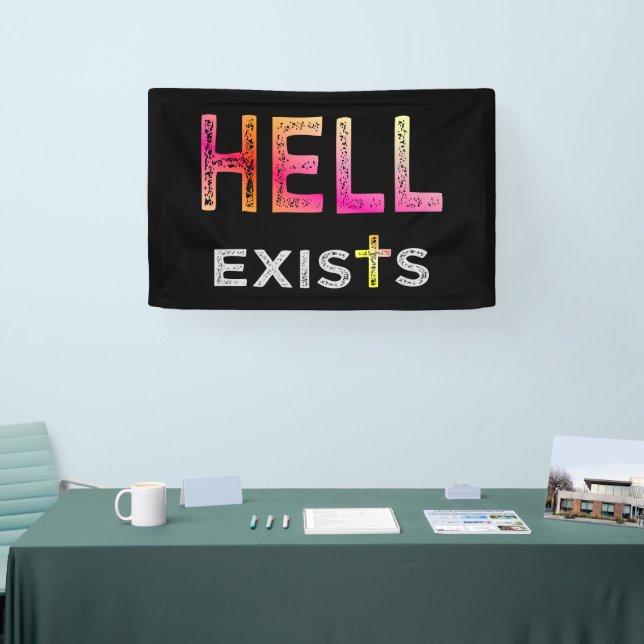 Hell existiert banner (Messe)