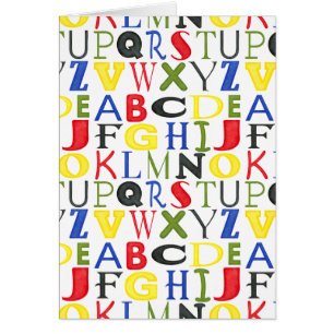 Hell farbige Buchstaben durch Megan Meagher