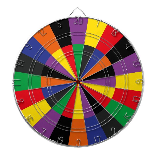 Hell farbige Partydartboard-Spiel-Raum-Farben Dartscheibe (vorne)