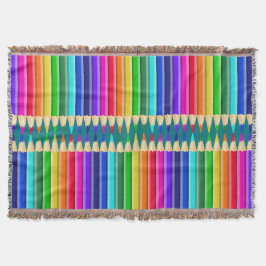 Hell farbiger Regenbogen-Bleistift, Zeichenstift Decke