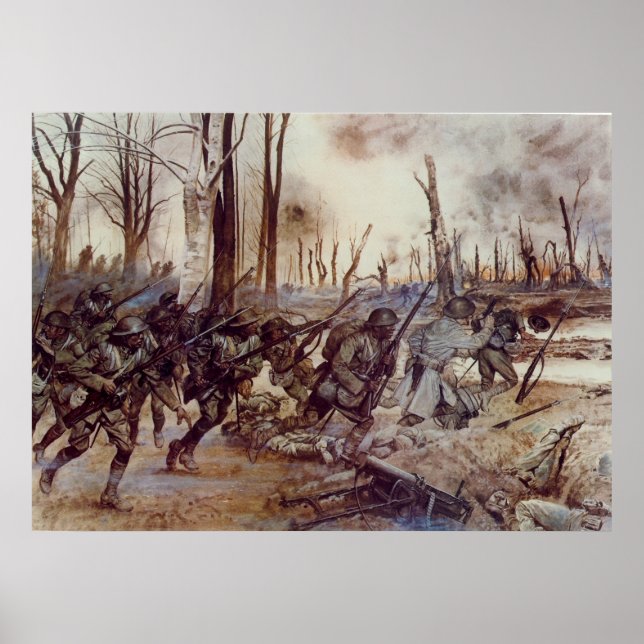 Hell Fighters aus Harlem von H Charles McBarron Jr Poster (Vorne)