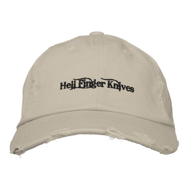 Hell Finger Knives Hat Bestickte Baseballkappe (Vorderseite)