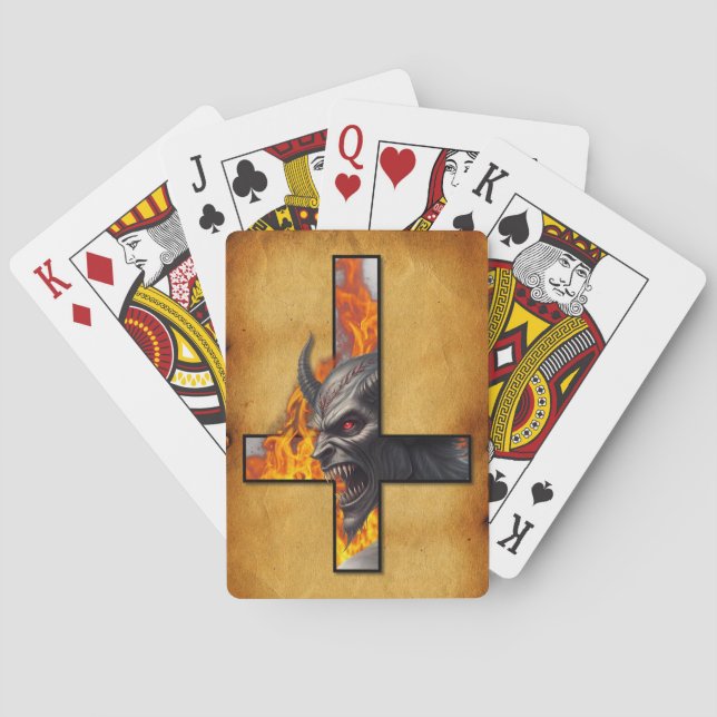 Hell-Flüchtige Blick Spielkarten (Rückseite)