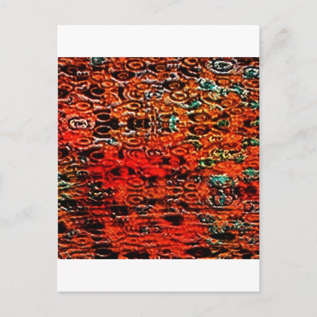 Hell Flugzeug Postkarte (Vorderseite)