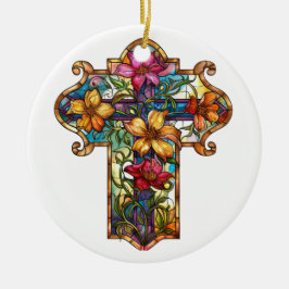 HELL gefARBEITETER GLAS-ÜBERSCHREITEN Keramik Ornament