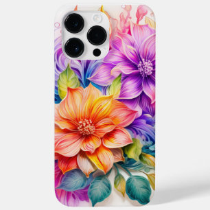 HELL gefärbte 3D-BLUME Case-Mate iPhone 14 Pro Max Hülle