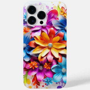HELL gefärbte 3D-BLUME Case-Mate iPhone 14 Pro Max Hülle