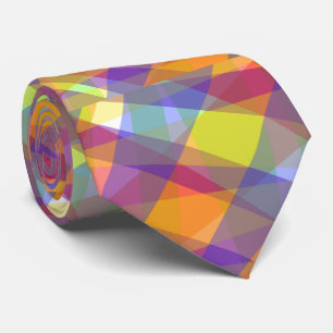 Hell geometrisch - Krawatte
