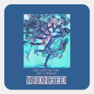 Hell Hath No Fury (blau) Aufkleber