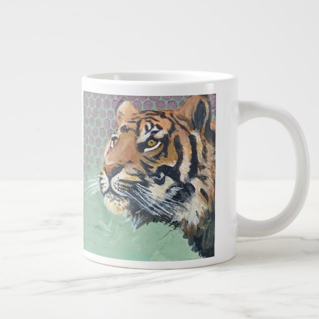 Hell leuchtend Jumbo-Tasse (Rechts)