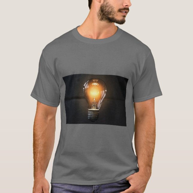 Hell leuchtende Glühbirne Tee (Vorderseite)