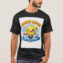 Hell leuchtende Idee: Süßer, spielerischer Aufkleb T-Shirt