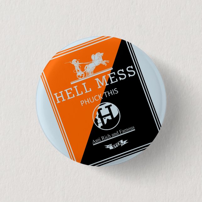 HELL MESS BUTTON (Vorderseite)
