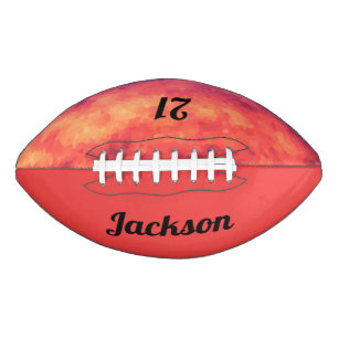 Hell, modern, funky, lustig und personalisiert football
