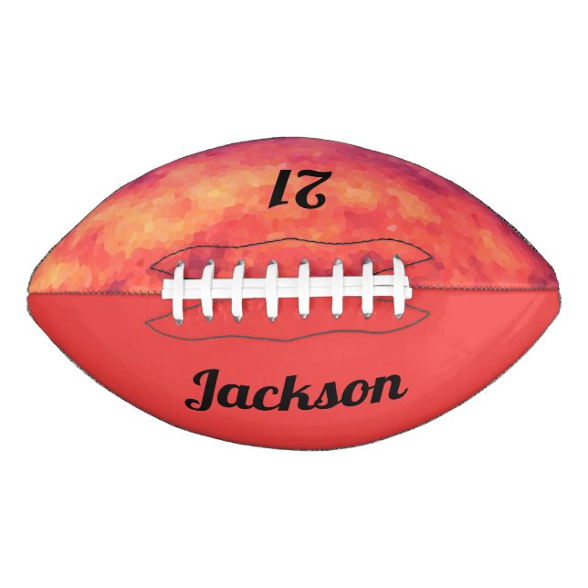 Hell, modern, funky, lustig und personalisiert football (Vorderseite)