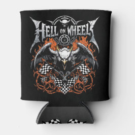 Hell on Wheels Racing Motorsport Checkered Flag Dosenkühler