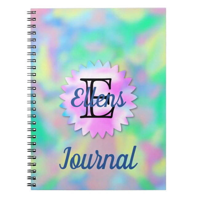 Hell Pastel Journal Buch Traum Farbige Wolke (Vorderseite)