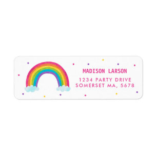 Hell Rainbow Baby Dusche Rücksendeadresse