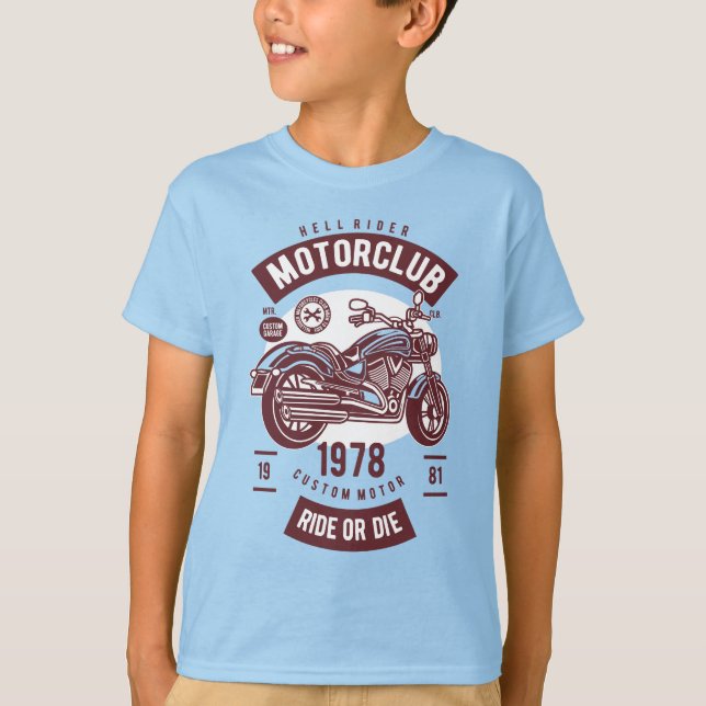 Hell Rider Motorclub T - Shirt (Vorderseite)