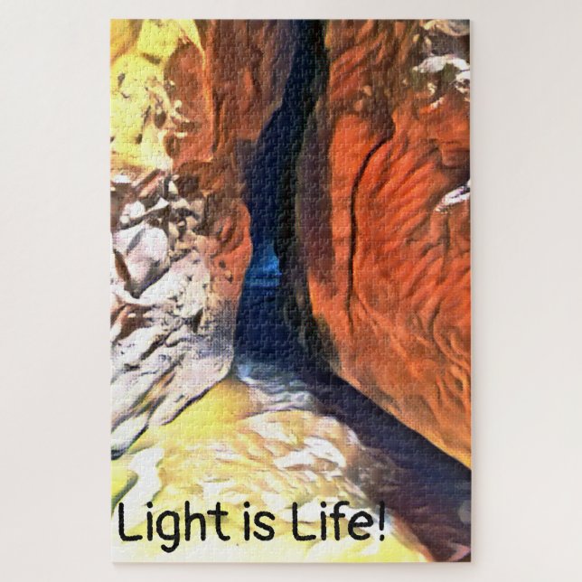 Hell & Shadow Beach Höhle verbindet sich mit dem M Puzzle (Vertikal)