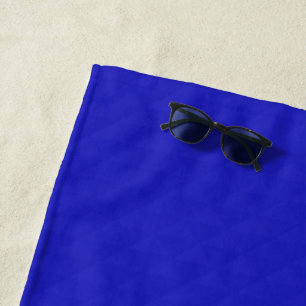 Hell Solid neon blau strukturiert. Strandtuch