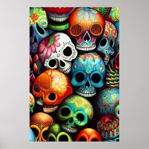 Hell Sugar Skulls Poster