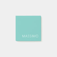 Hell Teal Trendige Moderne Minimalistische Chic Na
