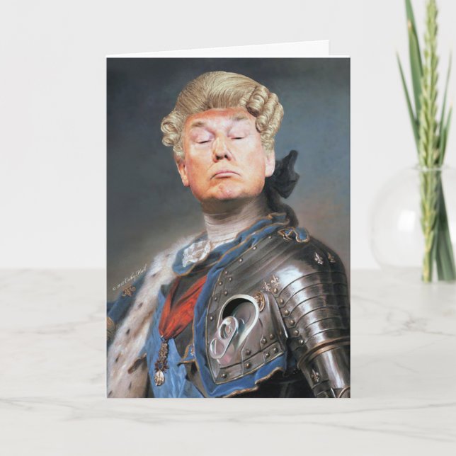 Hell Toupée Birthday Card Feiertagskarte (Vorderseite)