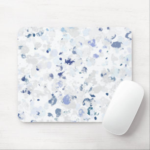Hell und Blau und Grau Spritzer Mousepad