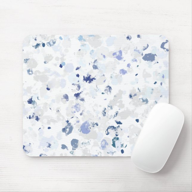 Hell und Blau und Grau Spritzer Mousepad (Mit Mouse)