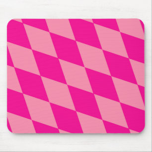 Hell und Dunkel Rosa Harlekin Diamanten Damespielb Mousepad