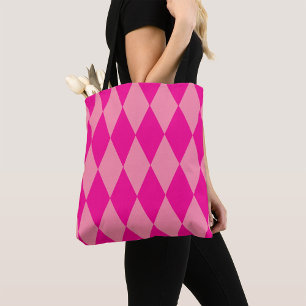 Hell und Dunkel Rosa Harlequin Diamanten Damespiel