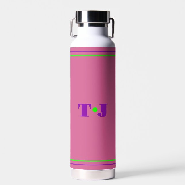 hell und farbenfroh trinkflasche (Vorne)