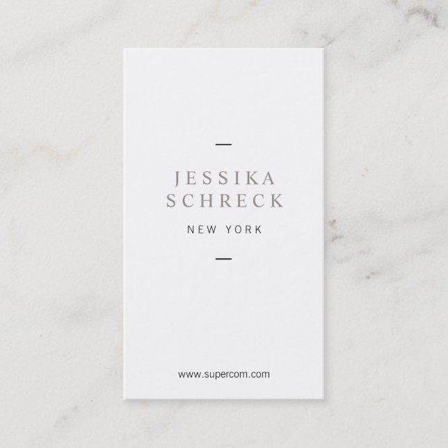 hell und fein visitenkarte (Vorderseite)