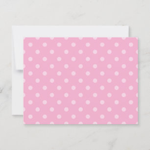 Hell und rosa Punkte Postkarte
