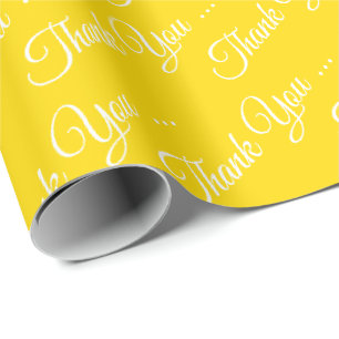 Hell und sonnig Vielen Dank für Ihr Geschenk Wrap Geschenkpapier