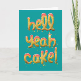 Hell Yeah Cake! Karte
