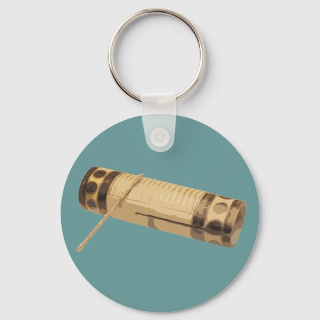 Hell Yeah, ich spiele den Guiro! Schlüsselanhänger (Vorderseite)