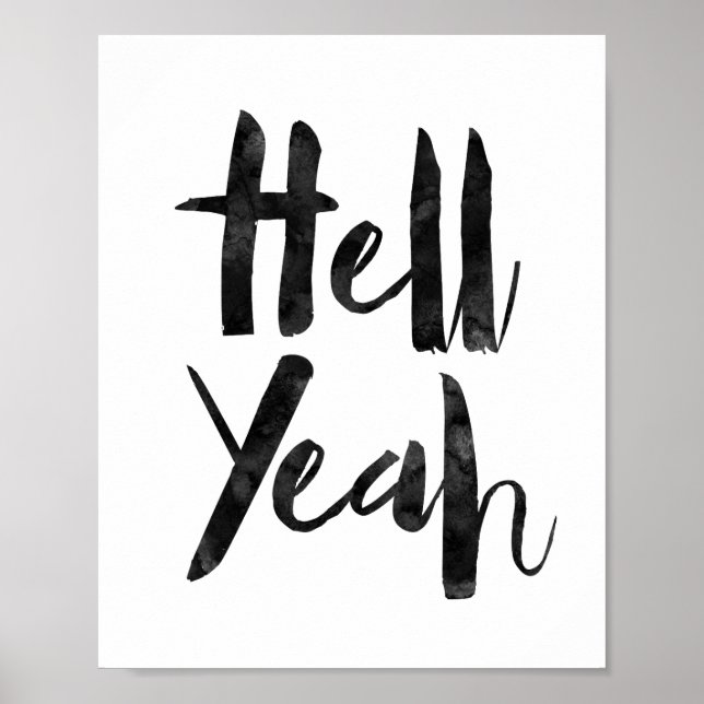 Hell Yeah Poster (Vorne)