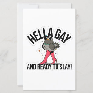 Hella Gay und bereit zum Sonnenbaden Funny LGBTQ