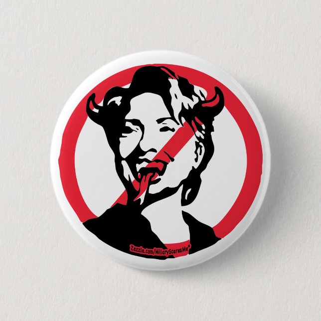 Hellary Clinton Button (Vorderseite)