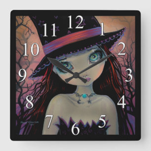 Helläugige Hexe Gothic Big Eye Uhr