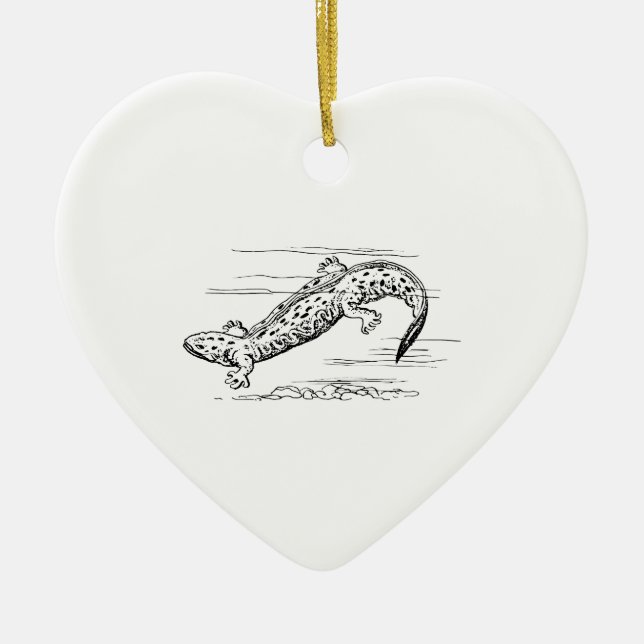 Hellbender Keramikornament (Vorne)