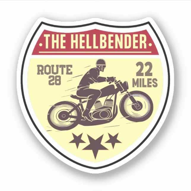 Hellbender Route 28 North Carolina Aufkleber (Vorderseite)