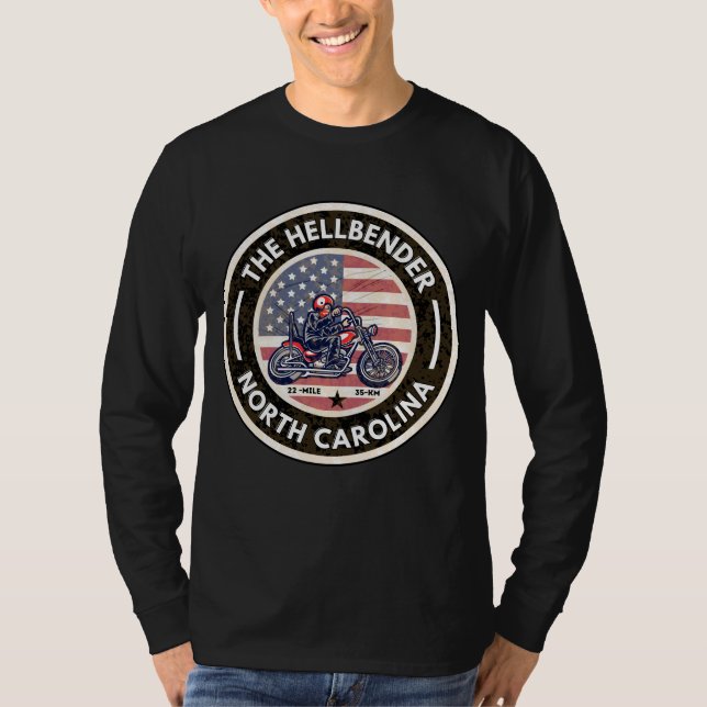 Hellbender Route 28 North Carolina T-Shirt (Vorderseite)