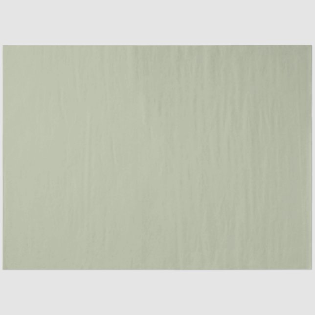 Hellblass Grün Elegant neutrale Solid-Farbe Seidenpapier (Vorderseite)
